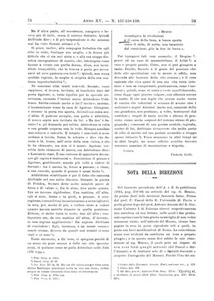 Atene e Roma bullettino della società italiana della diffusione e l'incoraggiamento degli studi classici