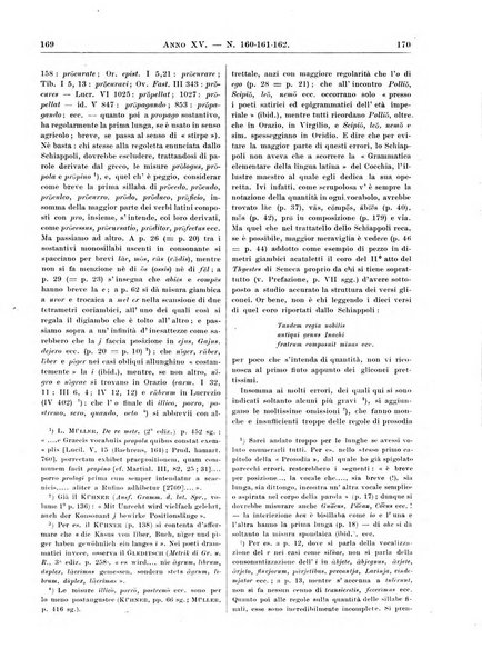 Atene e Roma bullettino della società italiana della diffusione e l'incoraggiamento degli studi classici