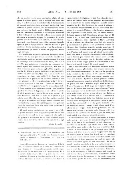 Atene e Roma bullettino della società italiana della diffusione e l'incoraggiamento degli studi classici