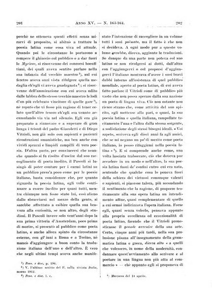 Atene e Roma bullettino della società italiana della diffusione e l'incoraggiamento degli studi classici