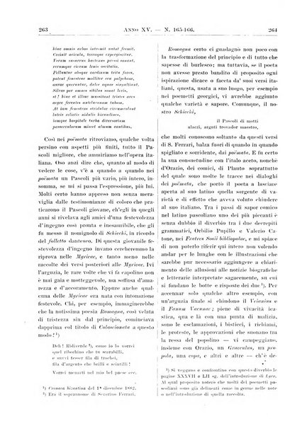 Atene e Roma bullettino della società italiana della diffusione e l'incoraggiamento degli studi classici