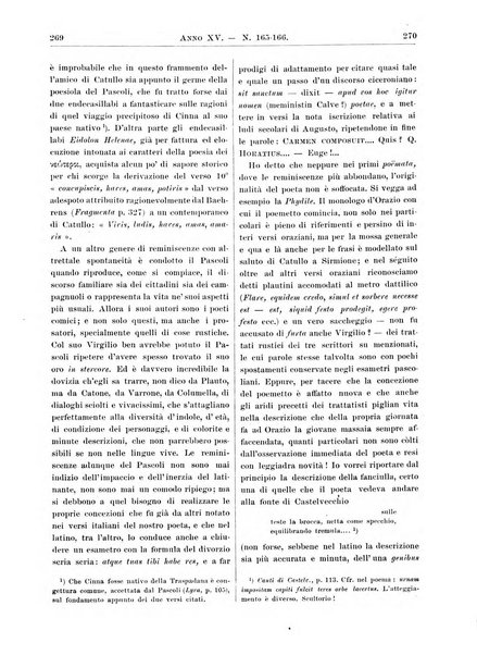 Atene e Roma bullettino della società italiana della diffusione e l'incoraggiamento degli studi classici