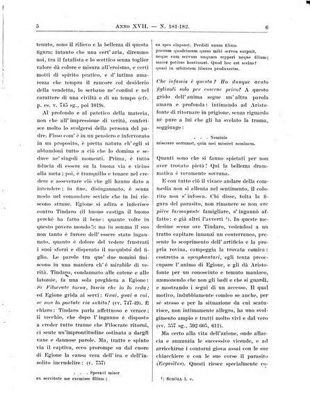 Atene e Roma bullettino della società italiana della diffusione e l'incoraggiamento degli studi classici