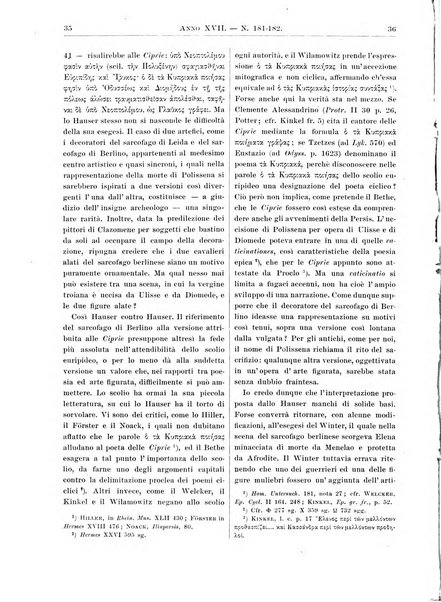 Atene e Roma bullettino della società italiana della diffusione e l'incoraggiamento degli studi classici