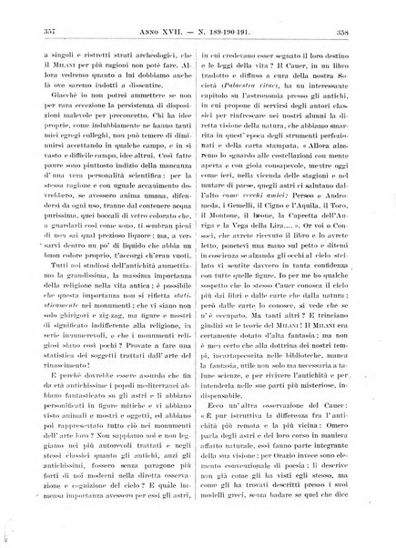 Atene e Roma bullettino della società italiana della diffusione e l'incoraggiamento degli studi classici