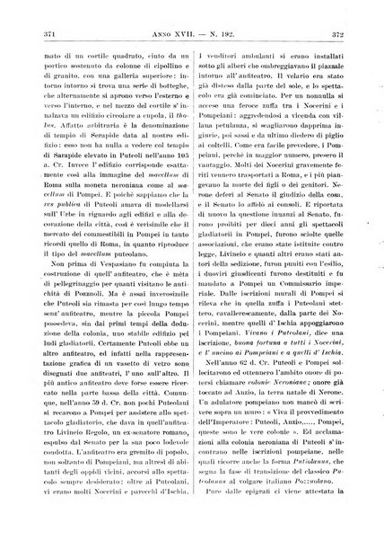 Atene e Roma bullettino della società italiana della diffusione e l'incoraggiamento degli studi classici