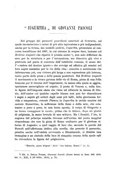 Atene e Roma bullettino della società italiana della diffusione e l'incoraggiamento degli studi classici