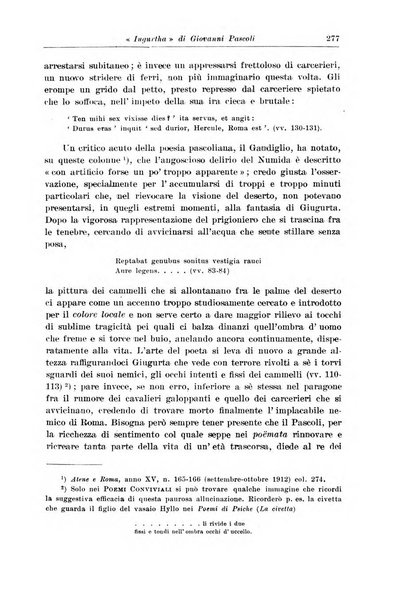 Atene e Roma bullettino della società italiana della diffusione e l'incoraggiamento degli studi classici