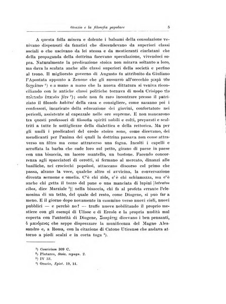 Atene e Roma bullettino della società italiana della diffusione e l'incoraggiamento degli studi classici