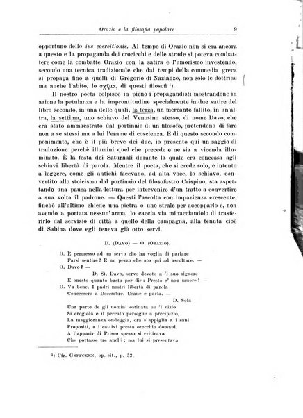 Atene e Roma bullettino della società italiana della diffusione e l'incoraggiamento degli studi classici