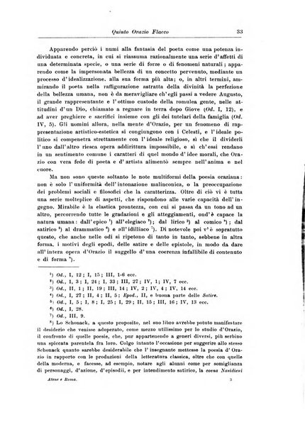 Atene e Roma bullettino della società italiana della diffusione e l'incoraggiamento degli studi classici