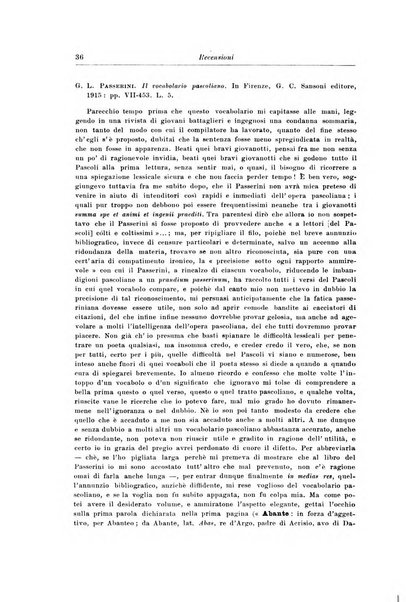 Atene e Roma bullettino della società italiana della diffusione e l'incoraggiamento degli studi classici