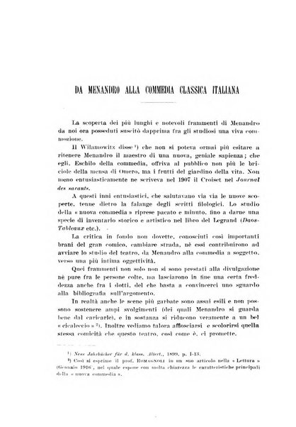 Atene e Roma bullettino della società italiana della diffusione e l'incoraggiamento degli studi classici