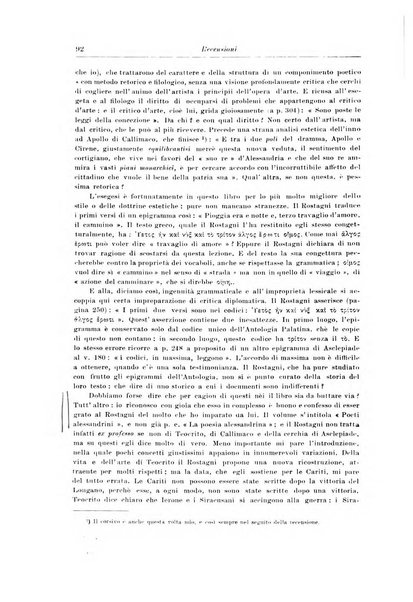 Atene e Roma bullettino della società italiana della diffusione e l'incoraggiamento degli studi classici