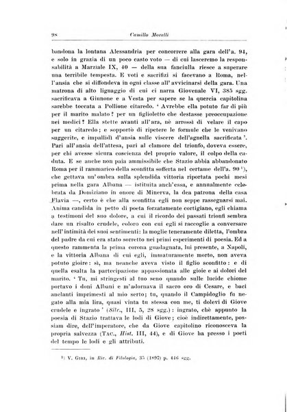 Atene e Roma bullettino della società italiana della diffusione e l'incoraggiamento degli studi classici