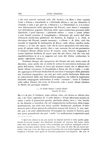 Atene e Roma bullettino della società italiana della diffusione e l'incoraggiamento degli studi classici