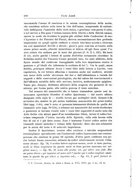 Atene e Roma bullettino della società italiana della diffusione e l'incoraggiamento degli studi classici