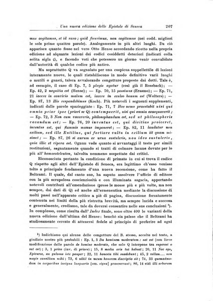 Atene e Roma bullettino della società italiana della diffusione e l'incoraggiamento degli studi classici