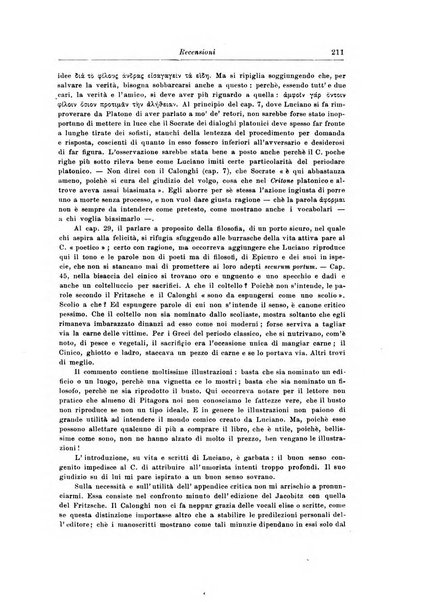 Atene e Roma bullettino della società italiana della diffusione e l'incoraggiamento degli studi classici