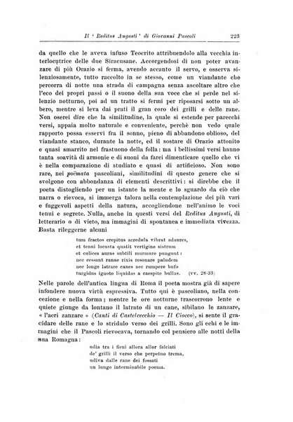 Atene e Roma bullettino della società italiana della diffusione e l'incoraggiamento degli studi classici