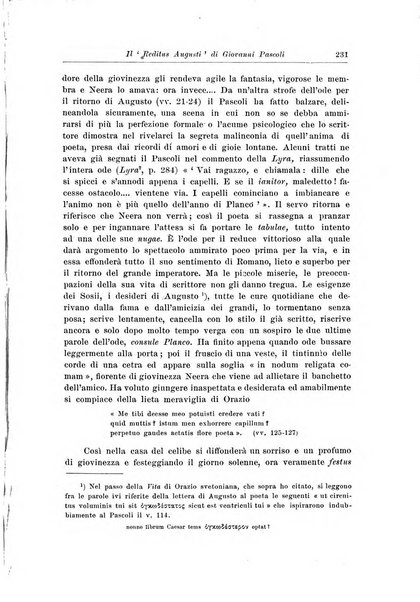 Atene e Roma bullettino della società italiana della diffusione e l'incoraggiamento degli studi classici