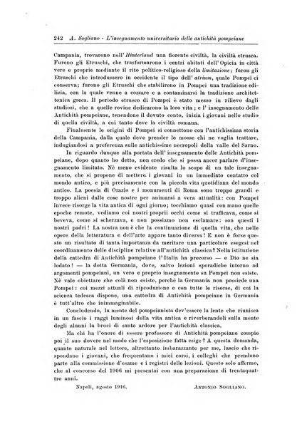 Atene e Roma bullettino della società italiana della diffusione e l'incoraggiamento degli studi classici