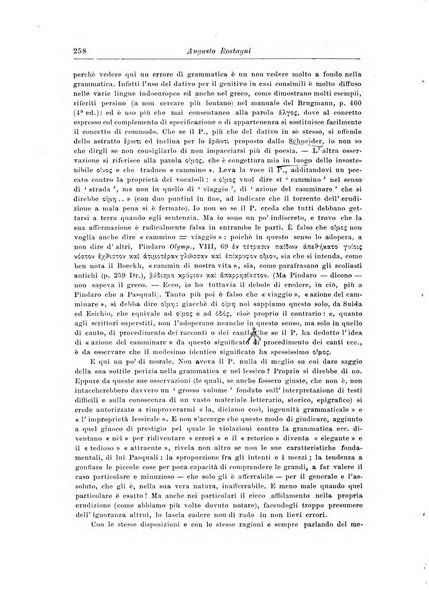 Atene e Roma bullettino della società italiana della diffusione e l'incoraggiamento degli studi classici