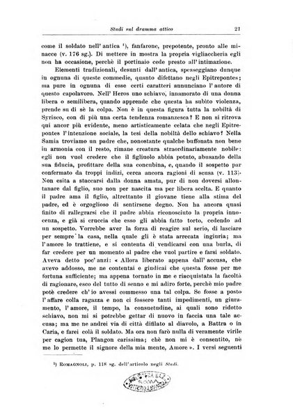 Atene e Roma bullettino della società italiana della diffusione e l'incoraggiamento degli studi classici