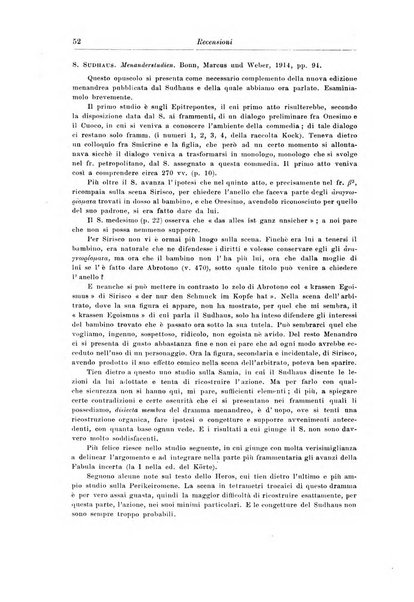 Atene e Roma bullettino della società italiana della diffusione e l'incoraggiamento degli studi classici