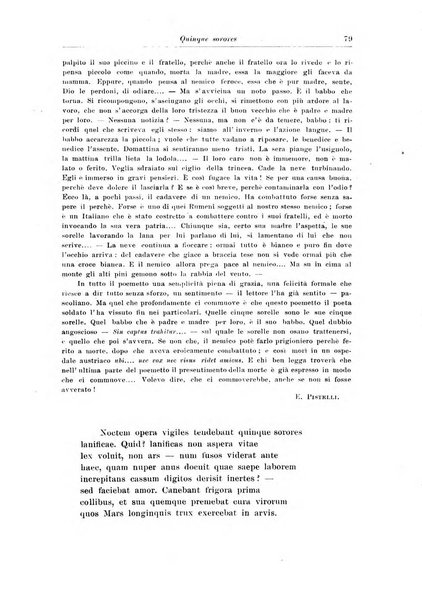 Atene e Roma bullettino della società italiana della diffusione e l'incoraggiamento degli studi classici