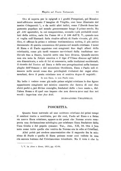 Atene e Roma bullettino della società italiana della diffusione e l'incoraggiamento degli studi classici