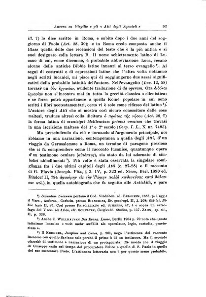 Atene e Roma bullettino della società italiana della diffusione e l'incoraggiamento degli studi classici