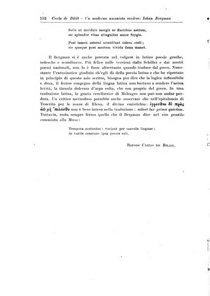 Atene e Roma bullettino della società italiana della diffusione e l'incoraggiamento degli studi classici