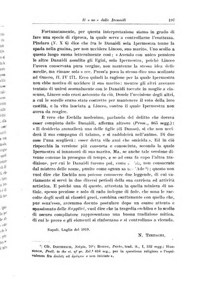 Atene e Roma bullettino della società italiana della diffusione e l'incoraggiamento degli studi classici