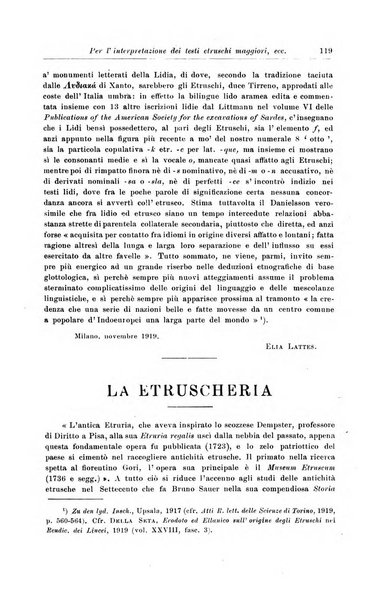 Atene e Roma bullettino della società italiana della diffusione e l'incoraggiamento degli studi classici