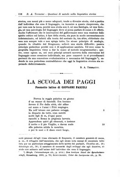 Atene e Roma bullettino della società italiana della diffusione e l'incoraggiamento degli studi classici