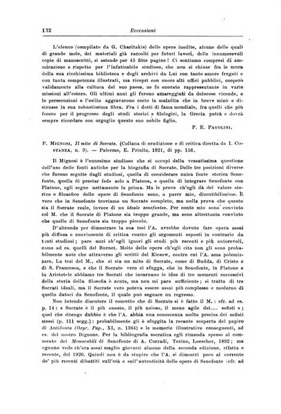 Atene e Roma bullettino della società italiana della diffusione e l'incoraggiamento degli studi classici