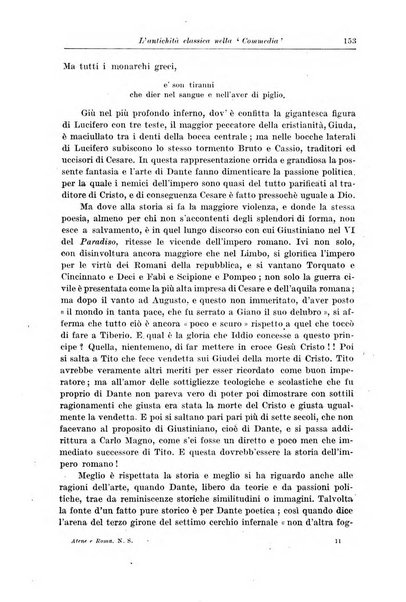 Atene e Roma bullettino della società italiana della diffusione e l'incoraggiamento degli studi classici