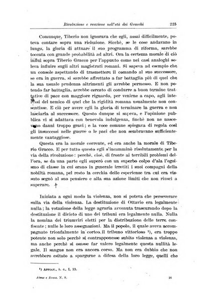 Atene e Roma bullettino della società italiana della diffusione e l'incoraggiamento degli studi classici