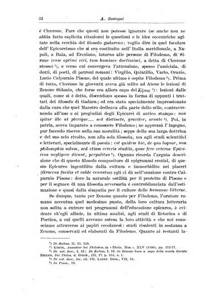 Atene e Roma bullettino della società italiana della diffusione e l'incoraggiamento degli studi classici