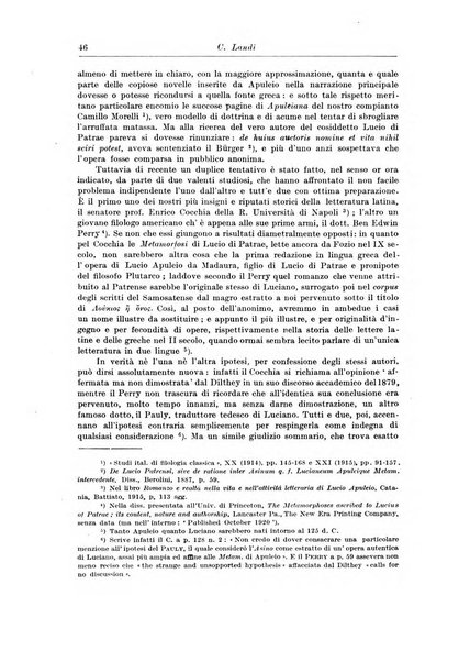 Atene e Roma bullettino della società italiana della diffusione e l'incoraggiamento degli studi classici