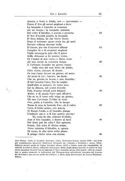 Atene e Roma bullettino della società italiana della diffusione e l'incoraggiamento degli studi classici