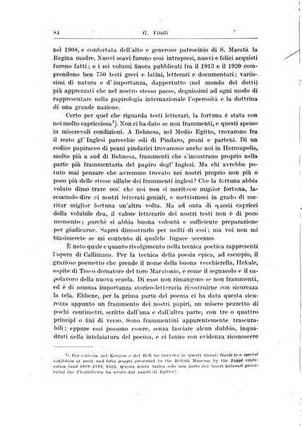 Atene e Roma bullettino della società italiana della diffusione e l'incoraggiamento degli studi classici