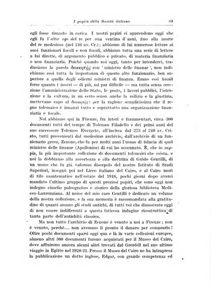 Atene e Roma bullettino della società italiana della diffusione e l'incoraggiamento degli studi classici