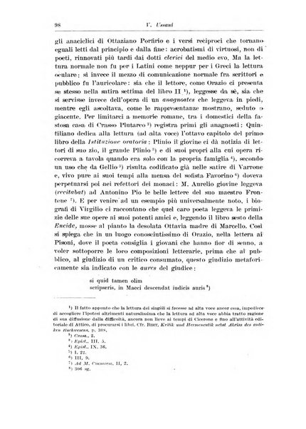 Atene e Roma bullettino della società italiana della diffusione e l'incoraggiamento degli studi classici