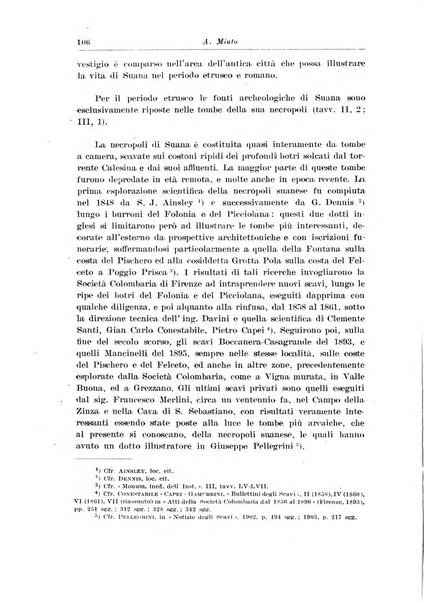 Atene e Roma bullettino della società italiana della diffusione e l'incoraggiamento degli studi classici