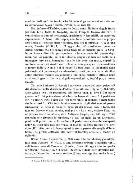 Atene e Roma bullettino della società italiana della diffusione e l'incoraggiamento degli studi classici