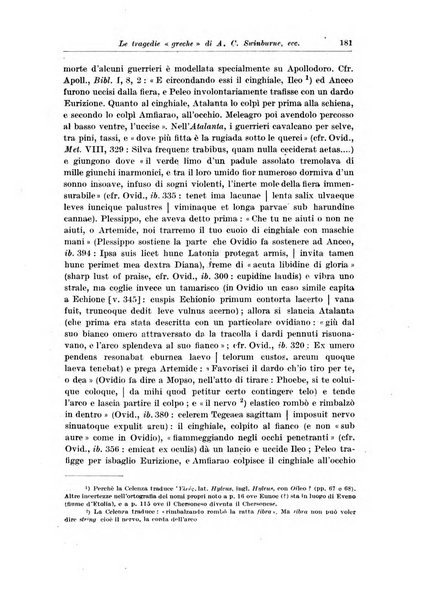 Atene e Roma bullettino della società italiana della diffusione e l'incoraggiamento degli studi classici