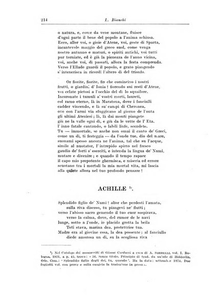 Atene e Roma bullettino della società italiana della diffusione e l'incoraggiamento degli studi classici