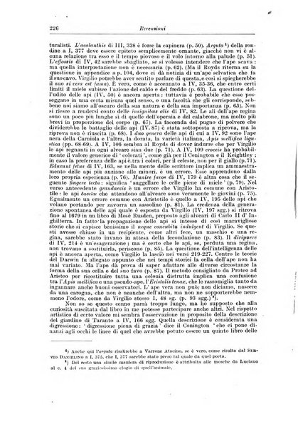 Atene e Roma bullettino della società italiana della diffusione e l'incoraggiamento degli studi classici